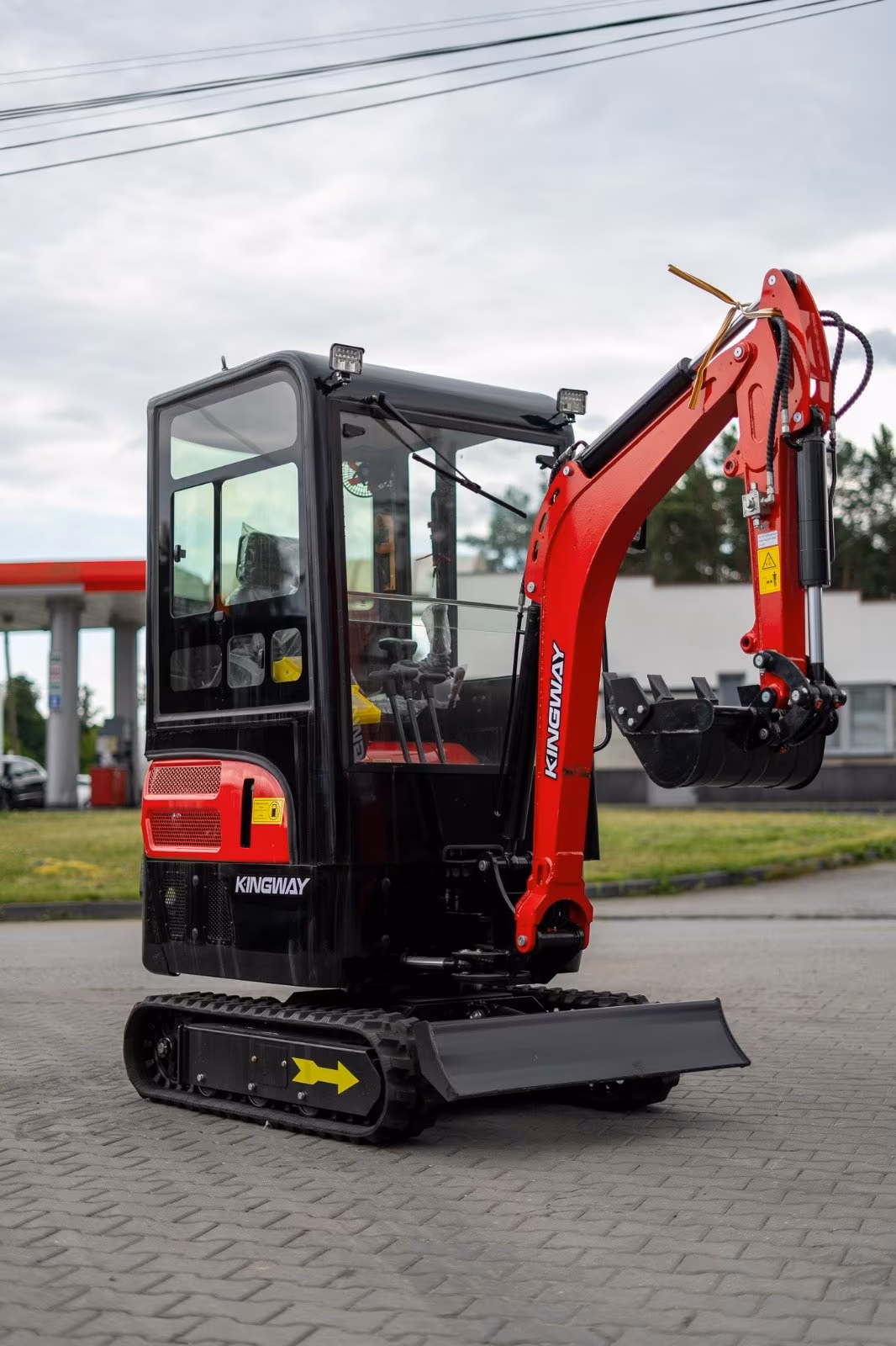 KINGWAY TOP 18 Kabine Minibagger Gesamtansicht